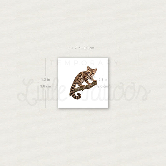 Margay Temporary Tattoo - Set of 3
