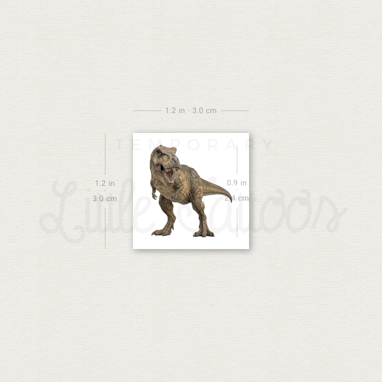 Tyrannosaurus Temporary Tattoo - Set of 3