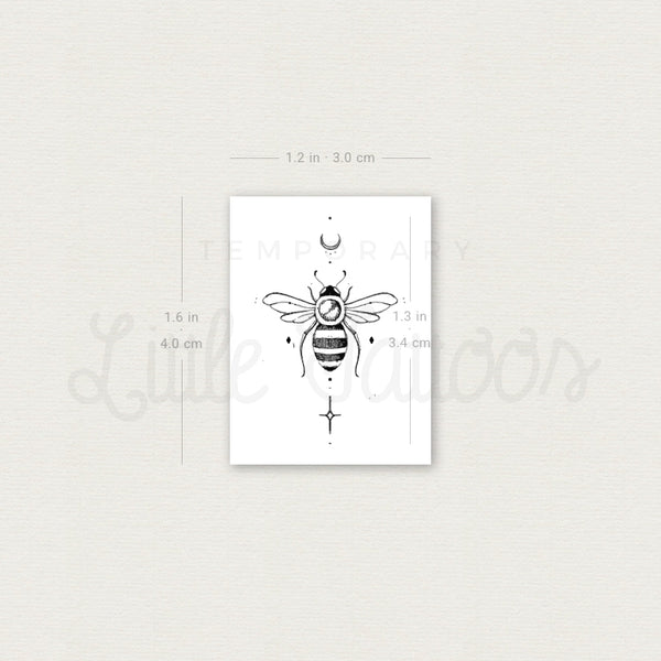Bee By Stefano Mazza Temporary Tattoo - Set of 3