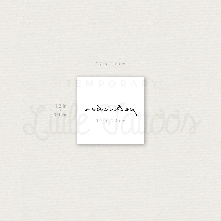 Petrichor Temporary Tattoo - Set of 3