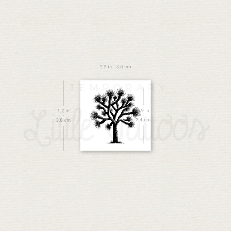 Tatuaje temporal de árbol de Josué - Juego de 3
