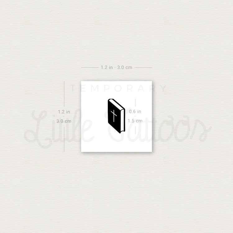 Bible Temporary Tattoo - Set of 3