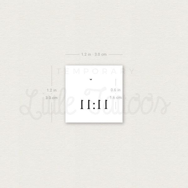 11:11 By Stefano Mazza Temporary Tattoo - Set of 3