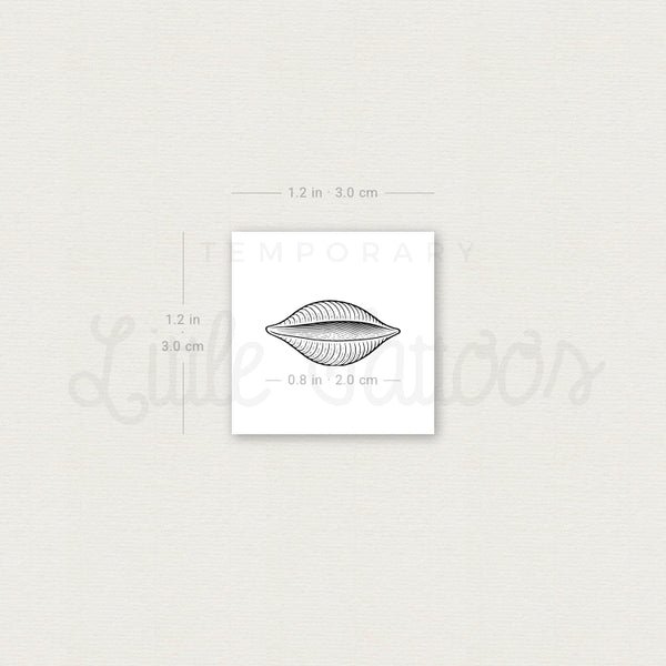 Conghiglioni Pasta Temporary Tattoo - Set of 3