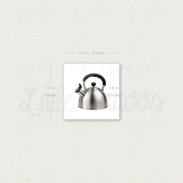 Kettle Temporary Tattoo - Set of 3