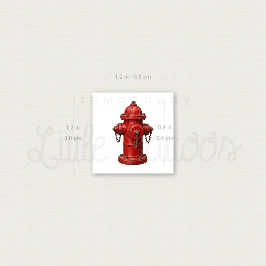 Fyre Hydrant Temporary Tattoo - Set of 3