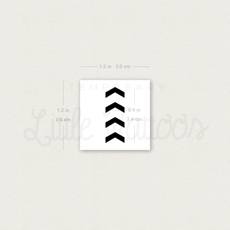 Tatuaje temporal en homenaje a las Cuatro Flechas de Liam Payne (juego de 3)