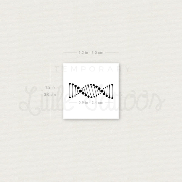 DNA Temporary Tattoo - Set of 3