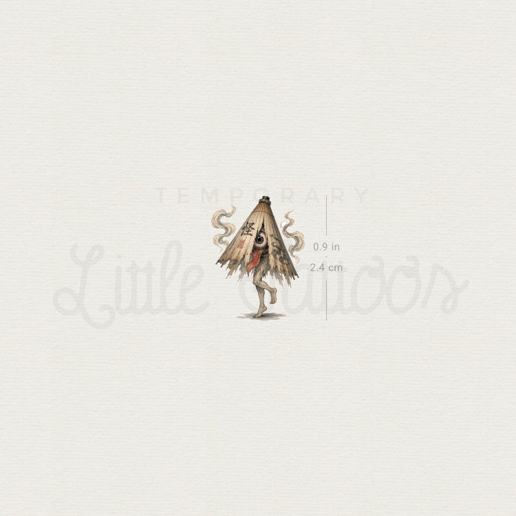 Kasa-obake Temporary Tattoo - Set of 3