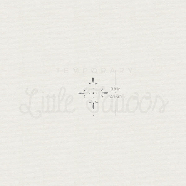 Little Ornament By Stefano Mazza Temporary Tattoo - Set of 3