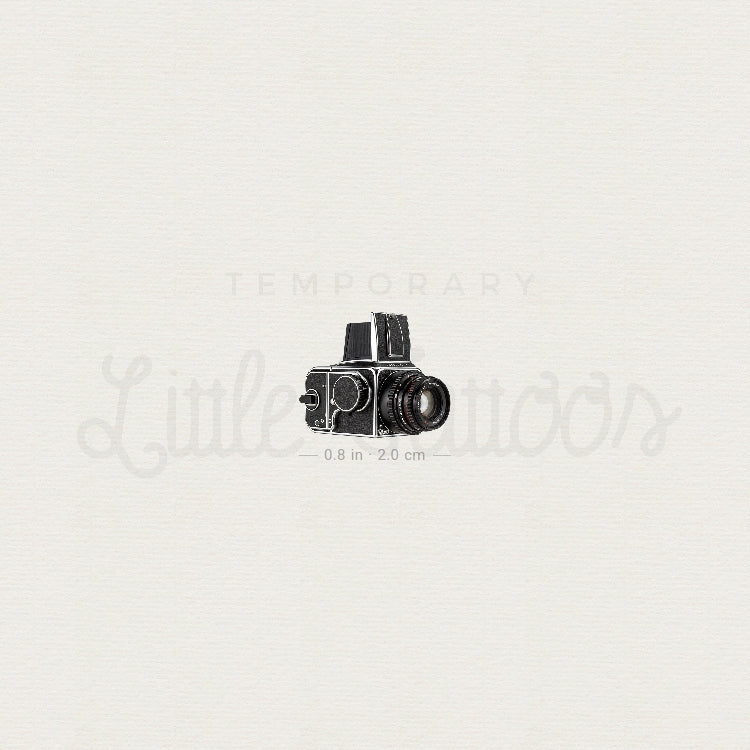Hasselblad 500 Camera Temporary Tattoo - Set of 3