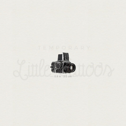 Hasselblad 500 Camera Temporary Tattoo - Set of 3