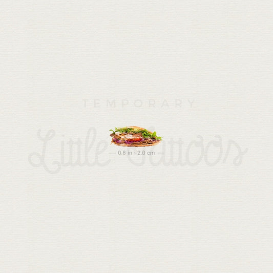Kebab Temporary Tattoo - Set of 3