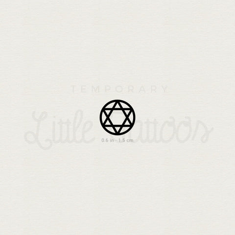 Seal Of Solomon Temporary Tattoo - Set of 3