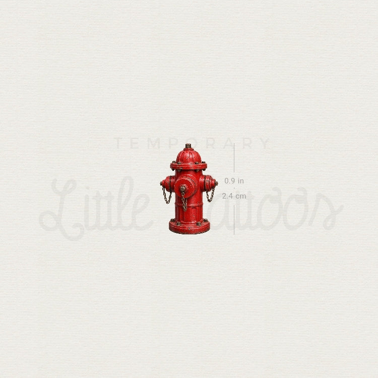 Fyre Hydrant Temporary Tattoo - Set of 3