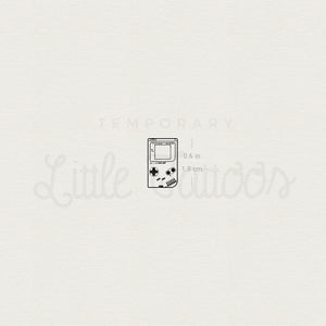 Little Game Boy Temporary Tattoo - Set of 3