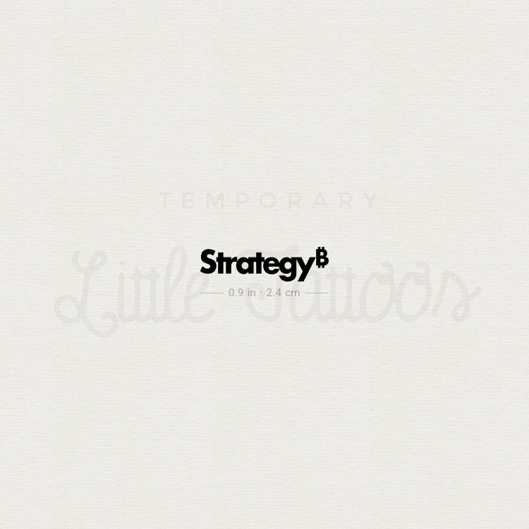 Strategy Temporary Tattoo - Set of 3