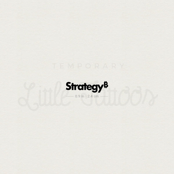 Strategy Temporary Tattoo - Set of 3