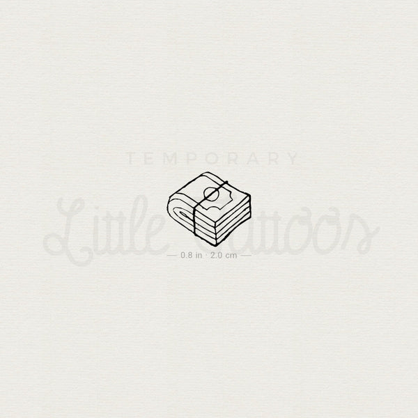 Roll Of Money Temporary Tattoo - Set of 3