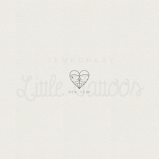 Booty Temporary Tattoo - Set of 3