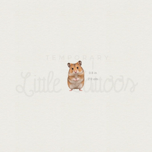 Hamster Temporary Tattoo - Set of 3