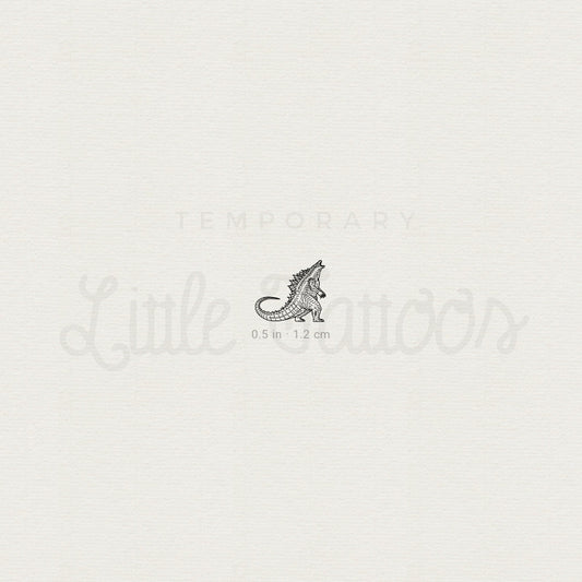 Tiny Godzilla Temporary Tattoo - Set of 3