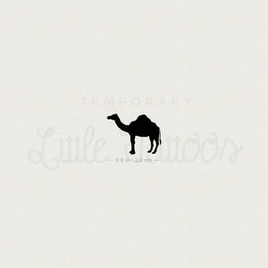 Dromedary Camel Temporary Tattoo - Set of 3
