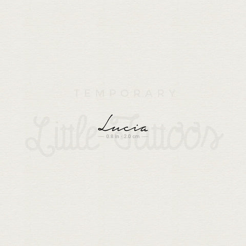 Lucia Temporary Tattoo - Set of 3