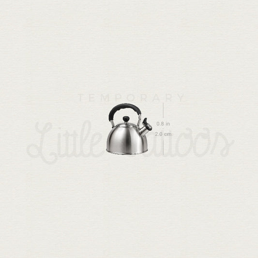 Kettle Temporary Tattoo - Set of 3