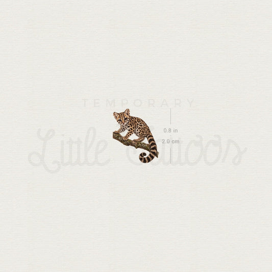 Margay Temporary Tattoo - Set of 3