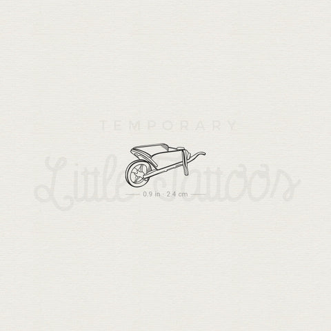 Wheelbarrow Temporary Tattoo - Set of 3