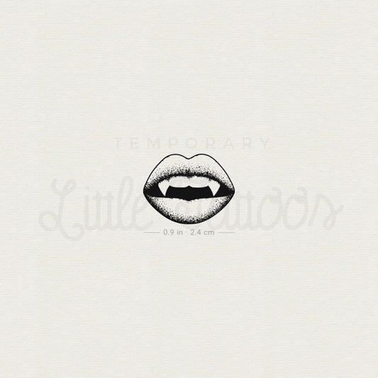 Vampire Temporary Tattoo - Set of 3