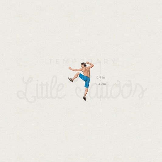 Rock Climber Temporary Tattoo - Set of 3