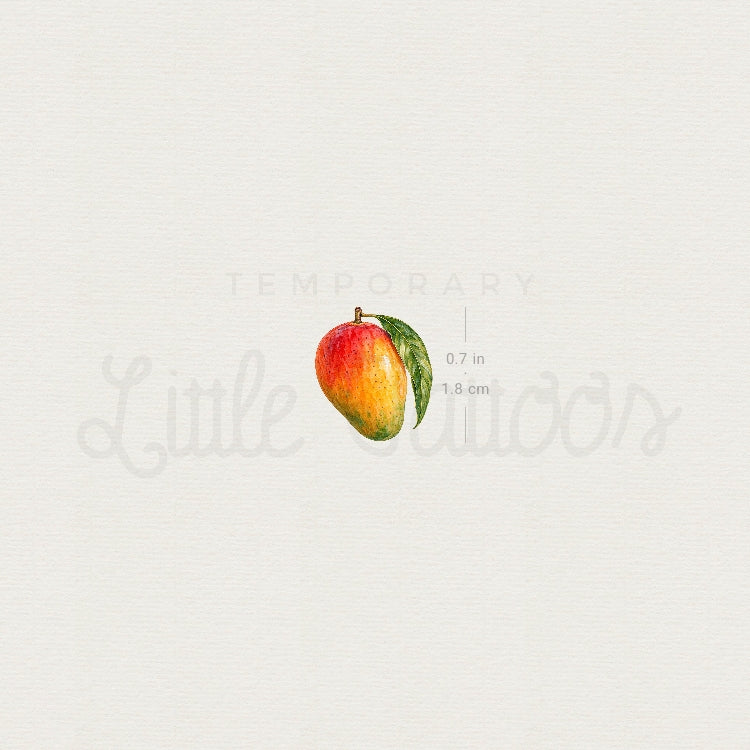 Little Mango Temporary Tattoo - Set of 3