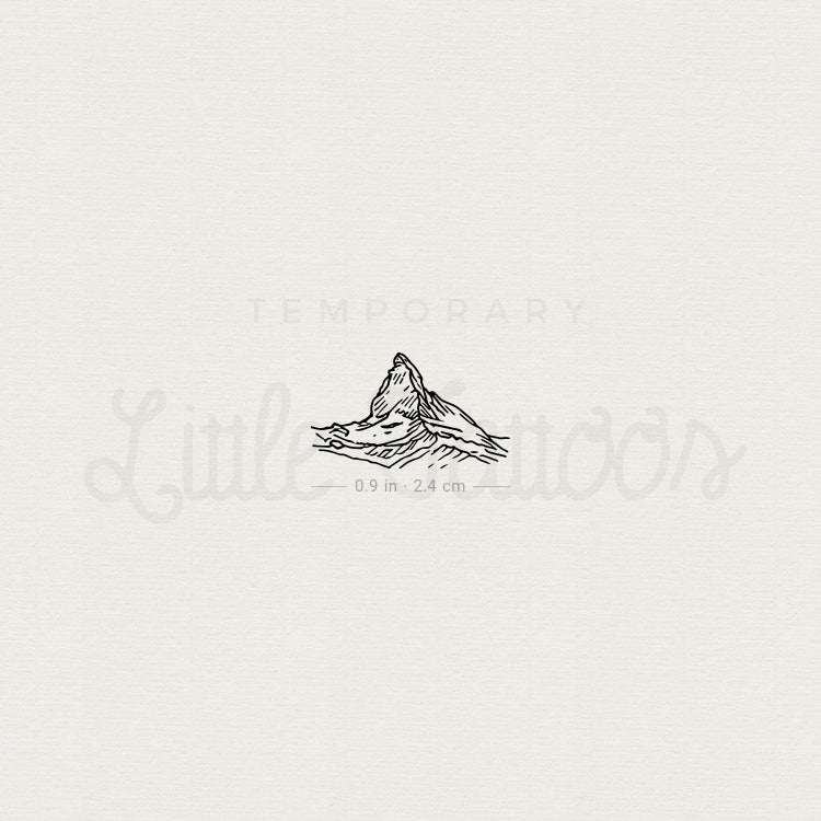 Matterhorn Temporary Tattoo - Set of 3