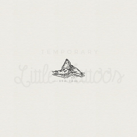 Matterhorn Temporary Tattoo - Set of 3