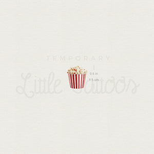 Little Popcorn Temporary Tattoo - Set of 3