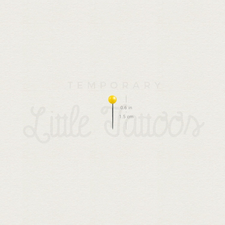 Pin Temporary Tattoo - Set of 3