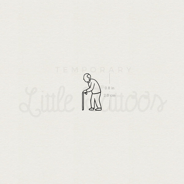 Grandfather Temporary Tattoo - Set of 3