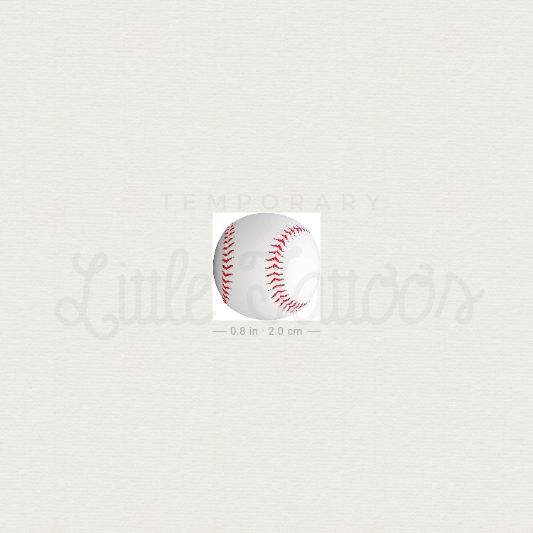 Baseball Temporary Tattoo - Set of 3