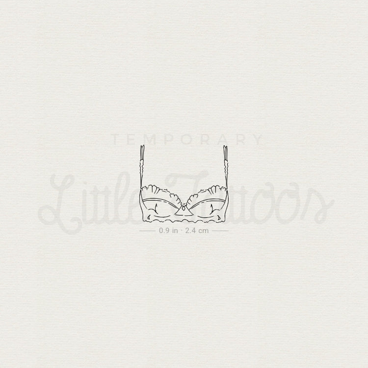 Bra Temporary Tattoo By Marina Molist - Set of 3