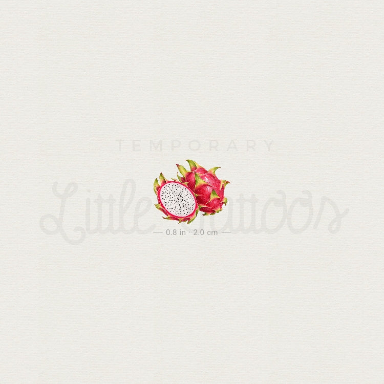 Dragonfruit Temporary Tattoo - Set of 3