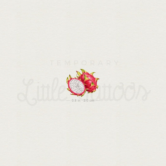 Dragonfruit Temporary Tattoo - Set of 3