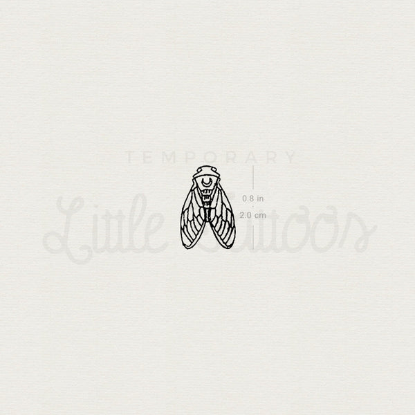 Cicada Temporary Tattoo - Set of 3