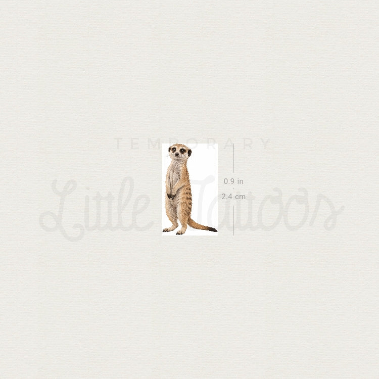Suricate Temporary Tattoo - Set of 3