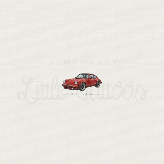 Porsche 911 Temporary Tattoo - Set of 3