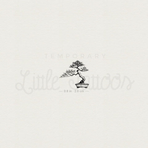 Bonsai Temporary Tattoo - Set of 3