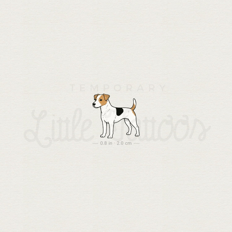 Tatuaje temporal de Parson Russell Terrier - Juego de 3