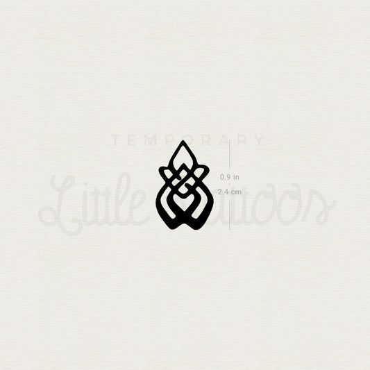 Sexual Assault Survivor Symbol Temporary Tattoo - Set of 3