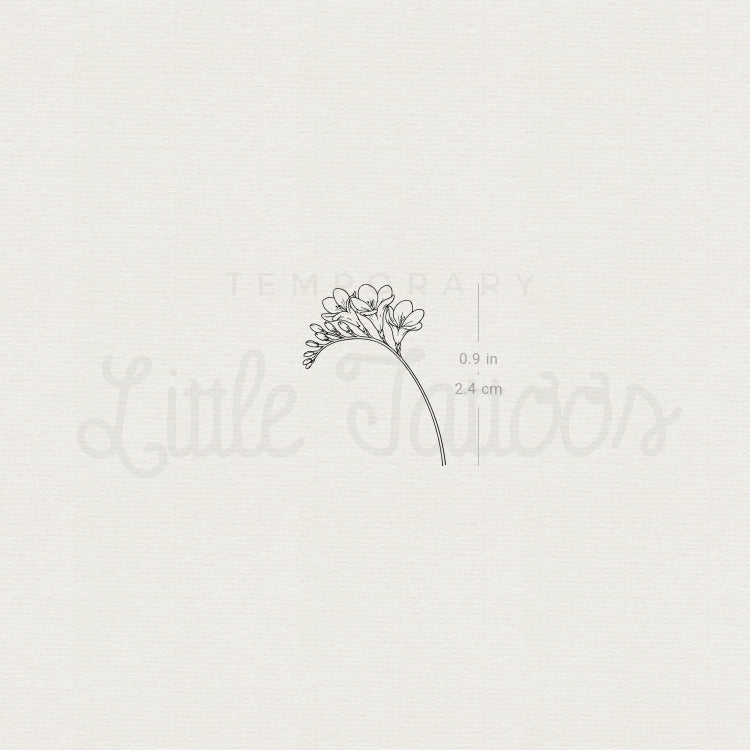 Freesia Temporary Tattoo - Set of 3